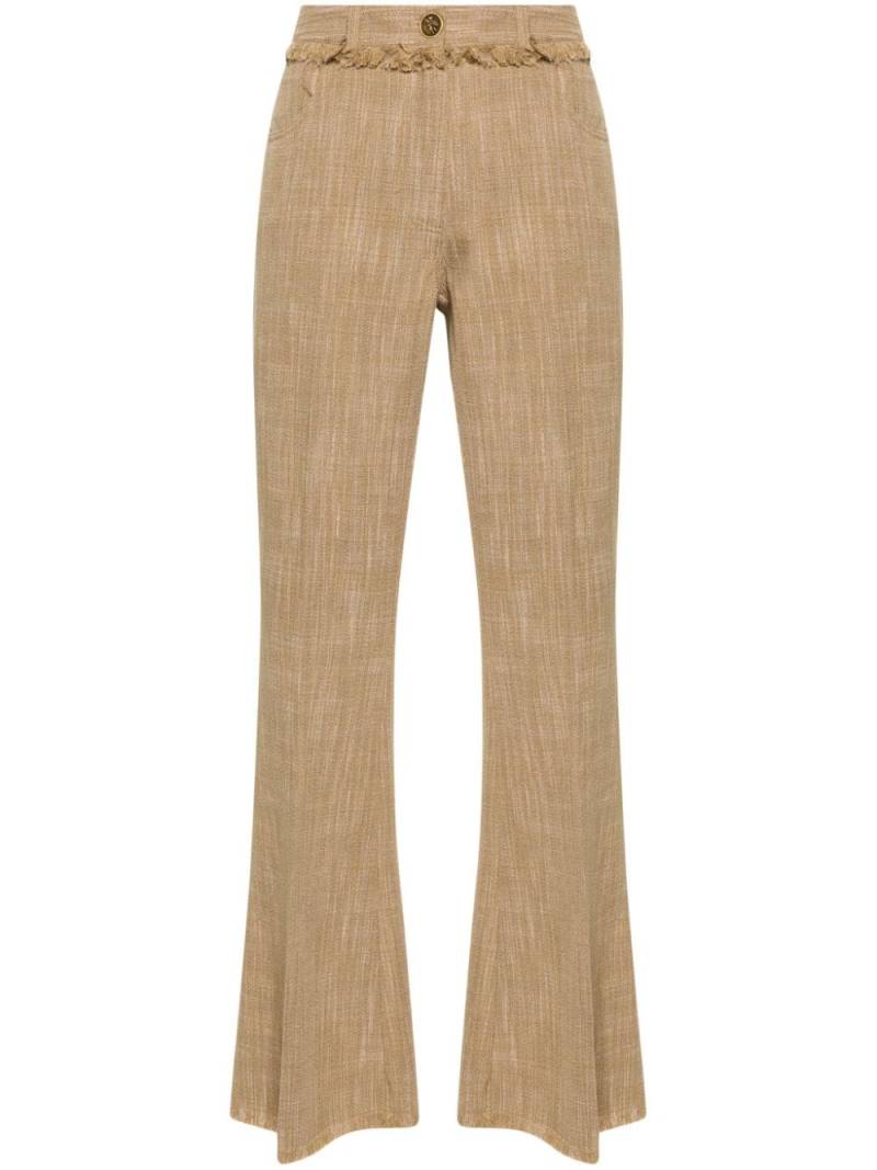 ETRO flared cropped trousers - Brown von ETRO