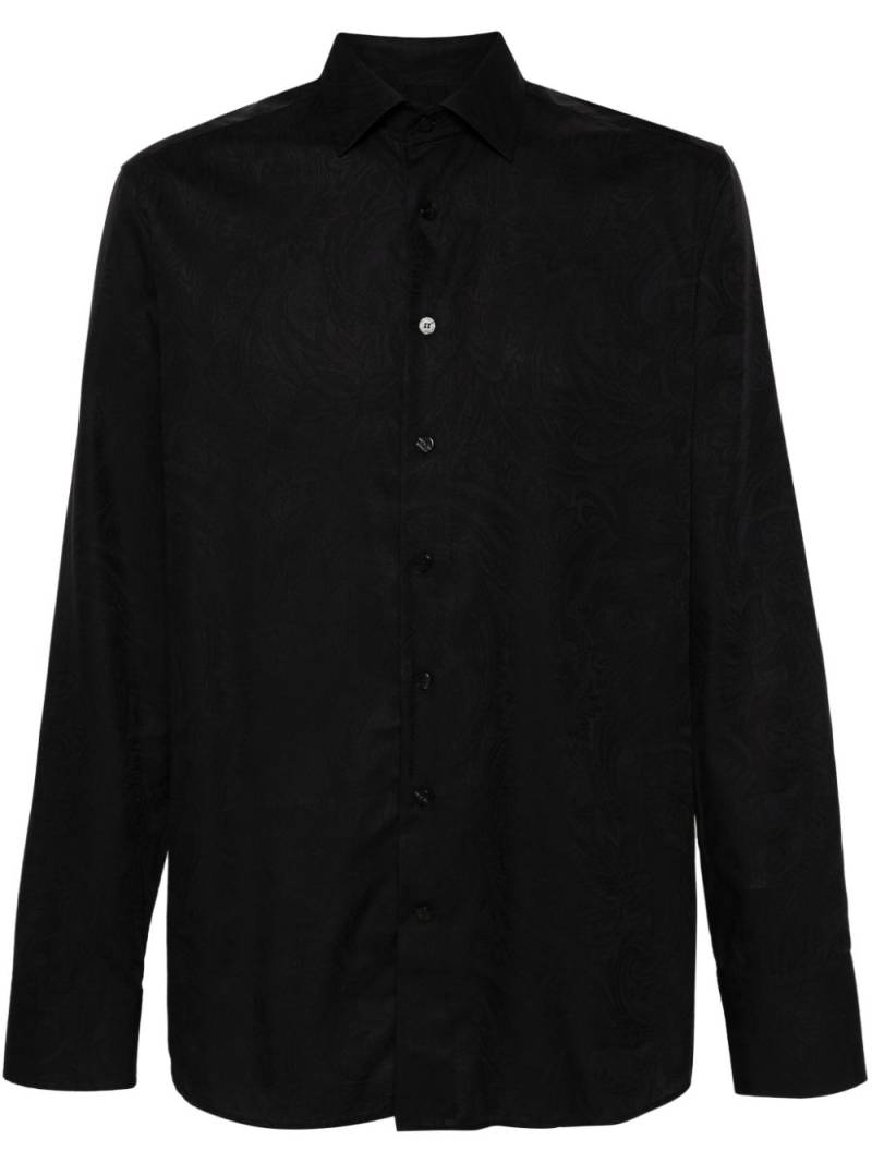 ETRO floral jacquard shirt - Black von ETRO