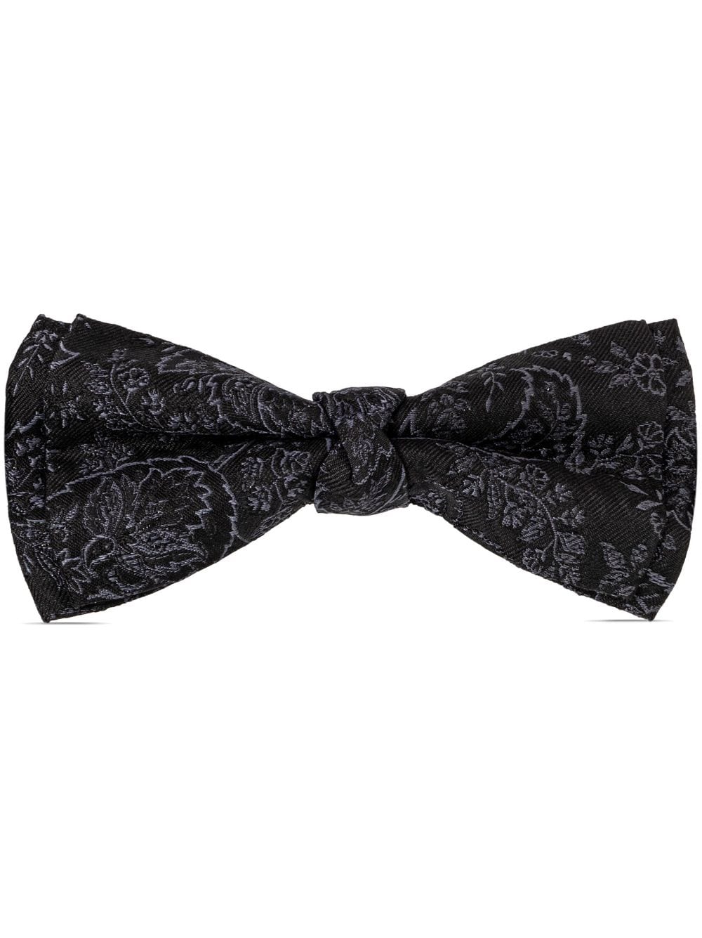 ETRO floral-jacquard twill bow tie - Black von ETRO