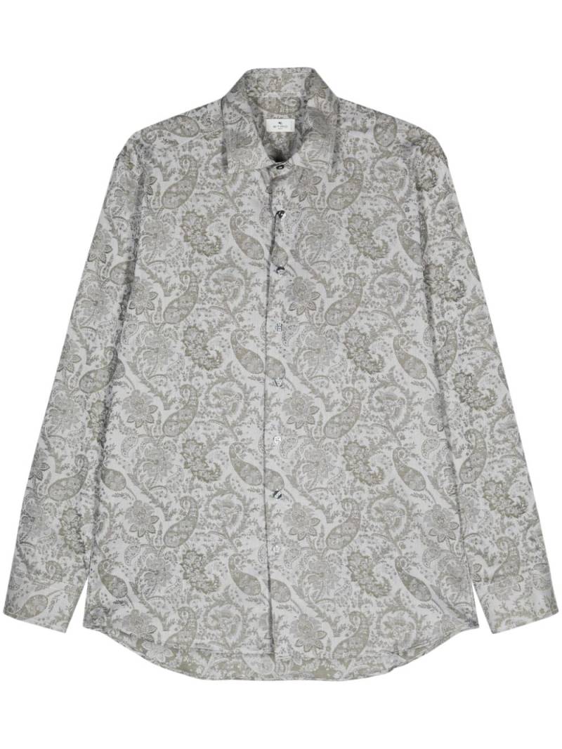 ETRO floral paisley shirt - Neutrals von ETRO