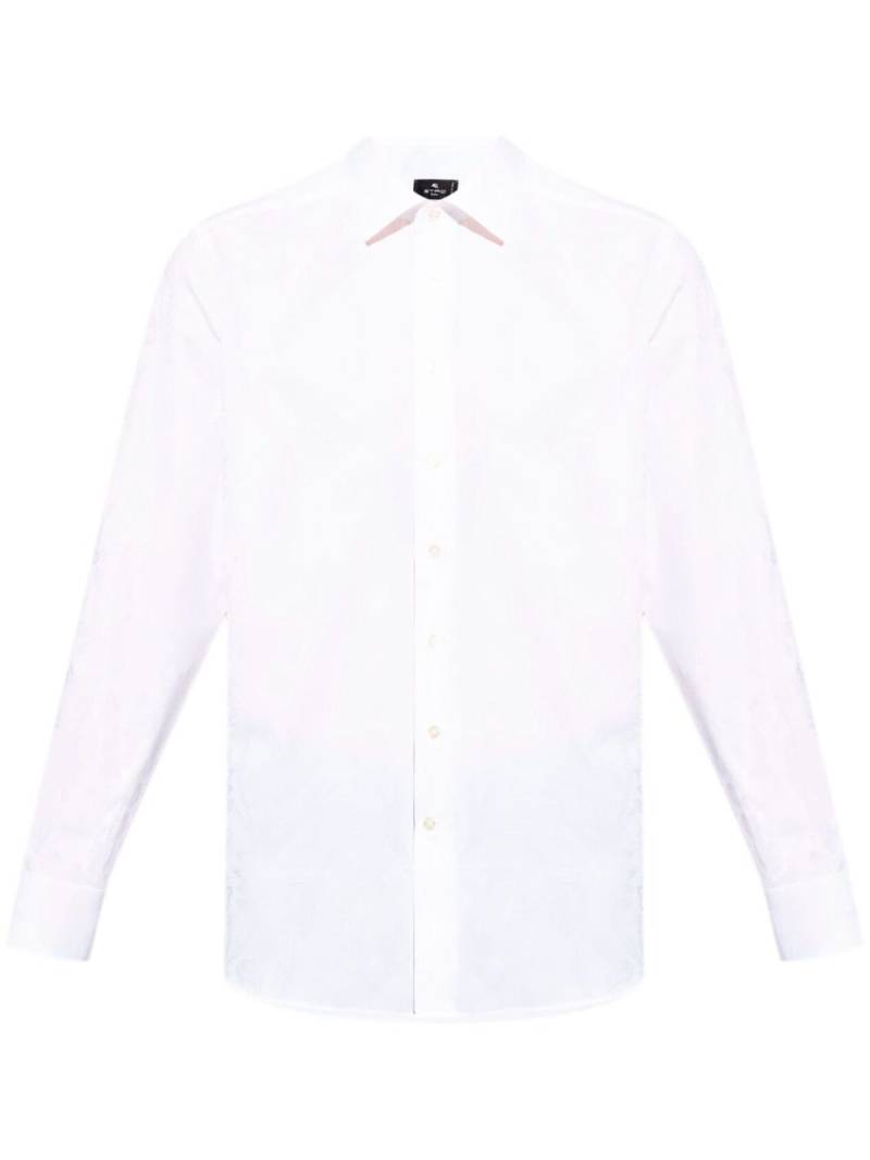 ETRO floral-print cotton shirt - White von ETRO