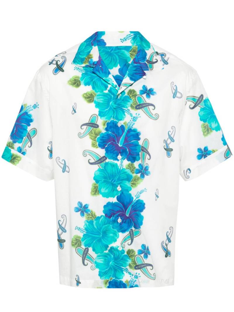 ETRO floral-print cotton shirt - White von ETRO