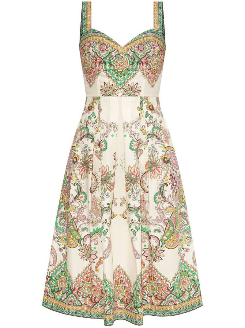 ETRO floral print dress - White von ETRO