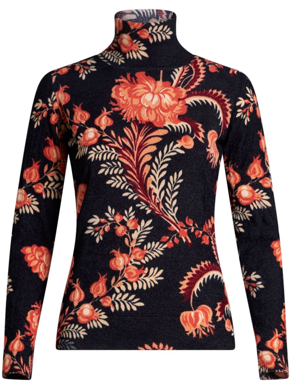 ETRO floral-print jumper - Black von ETRO