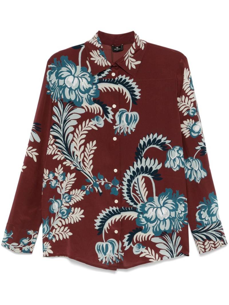 ETRO floral-print shirt - Red von ETRO