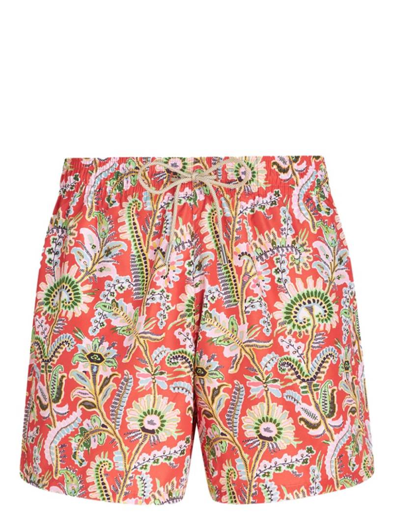 ETRO floral-print swim shorts - Red von ETRO