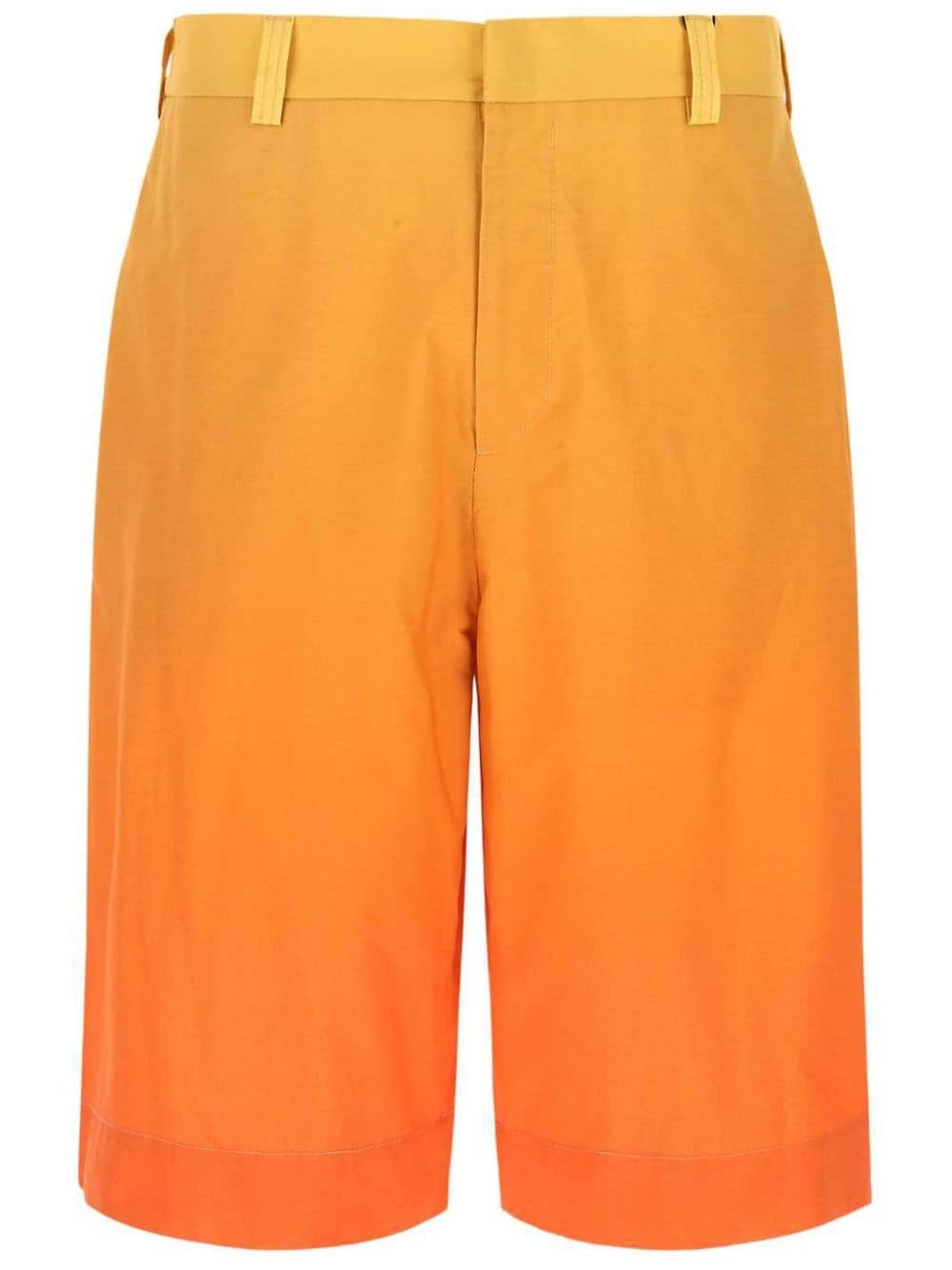 ETRO gradient-effect cotton shorts - Orange von ETRO