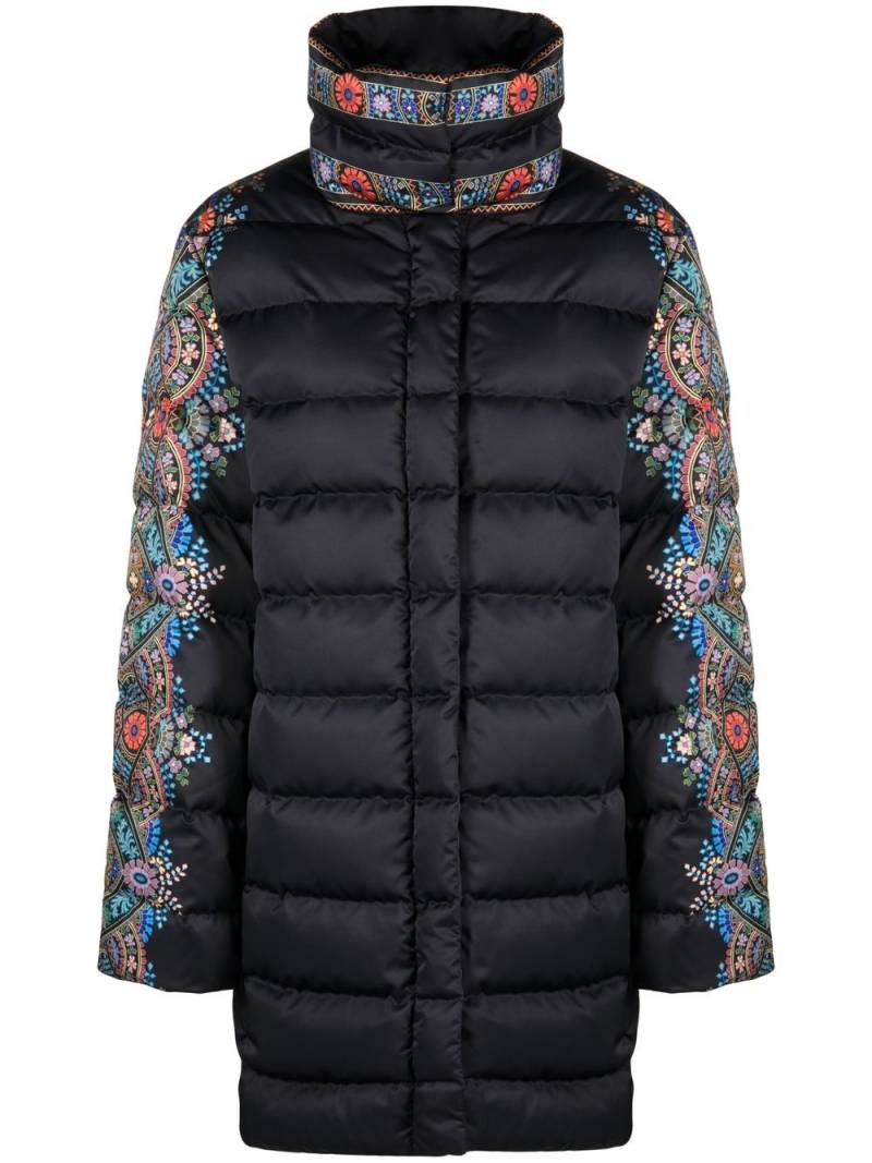 ETRO printed quilted coat - Black von ETRO