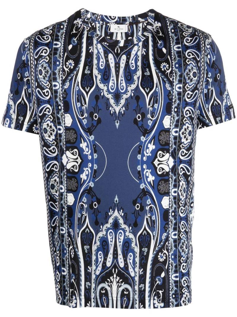 ETRO graphic-print t-shirt - Blue von ETRO