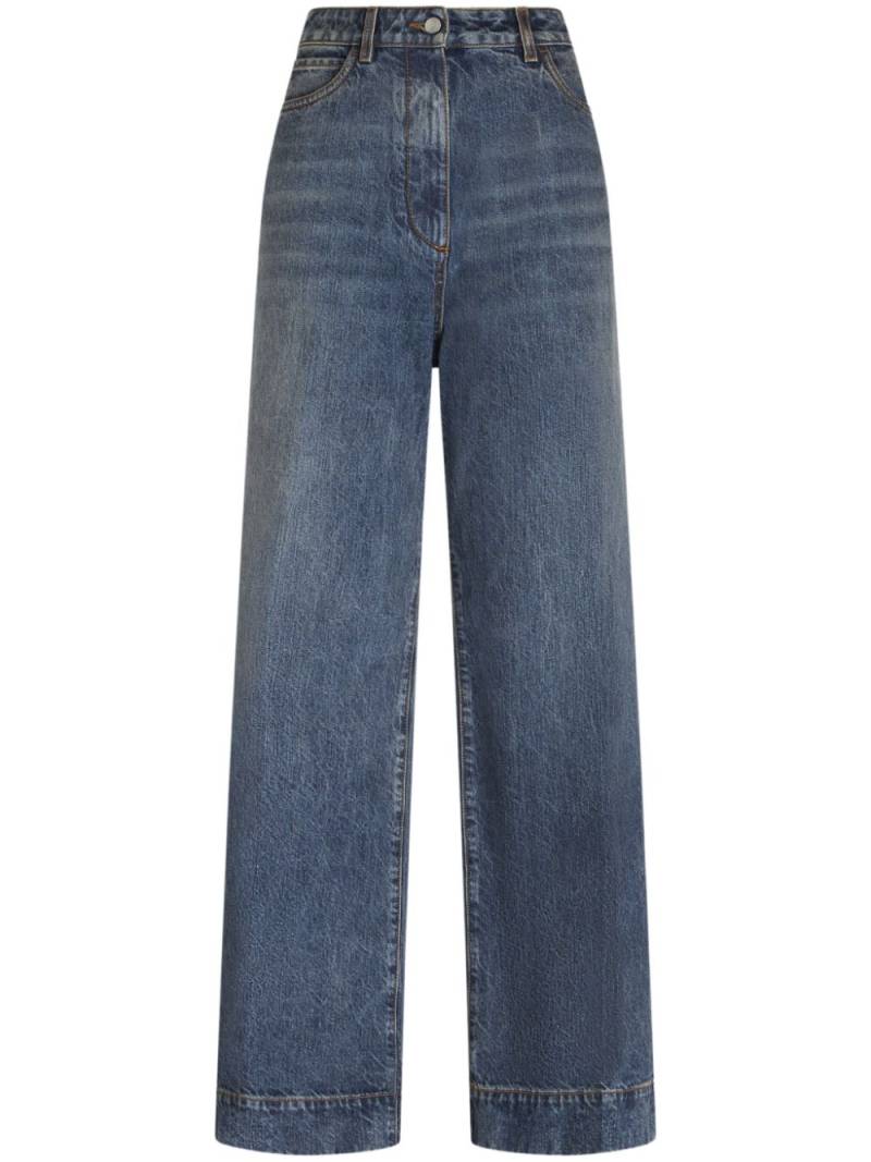 ETRO high-rise flared jeans - Blue von ETRO