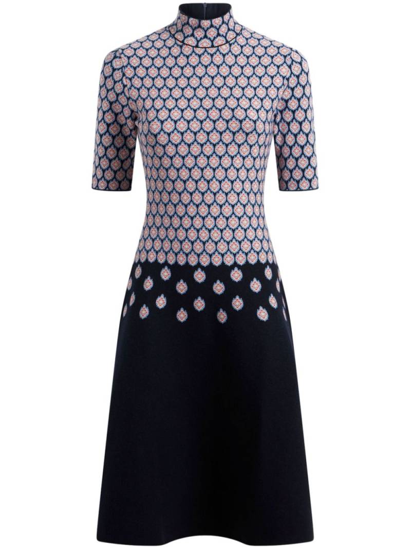 ETRO jacquard dress - Blue von ETRO