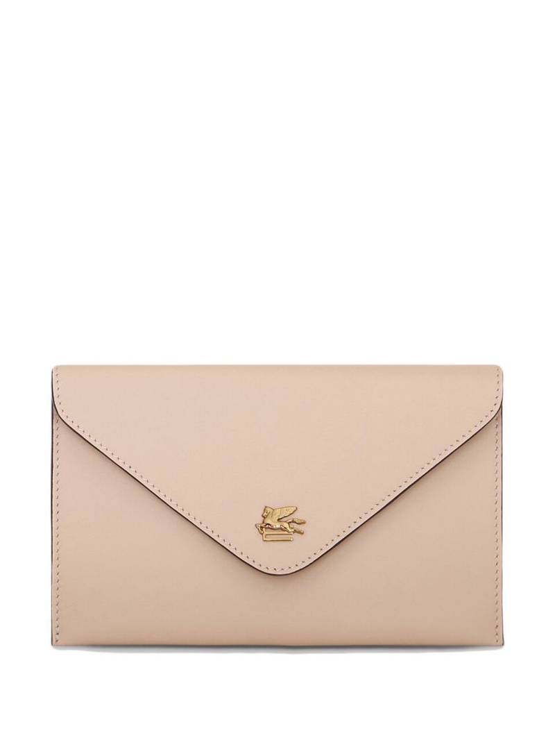 ETRO leather envelope purse - Neutrals von ETRO