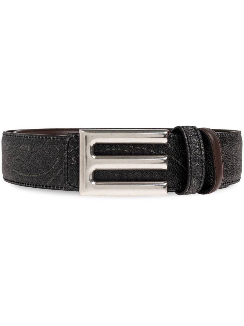 ETRO logo-buckle belt - Brown von ETRO