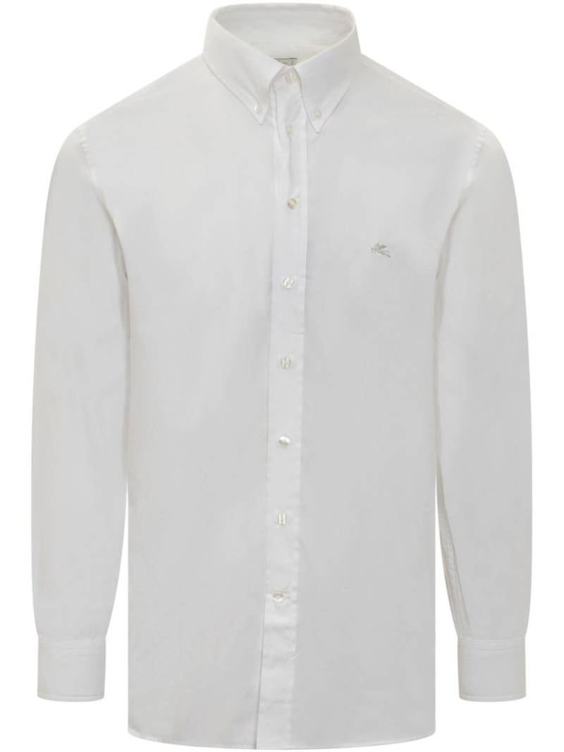 ETRO logo-embroidered shirt - White von ETRO