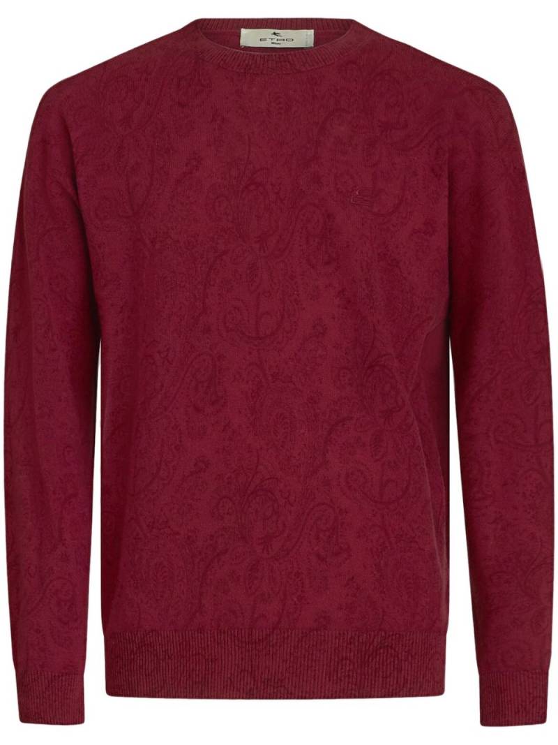 ETRO logo-embroidered wool jumper von ETRO