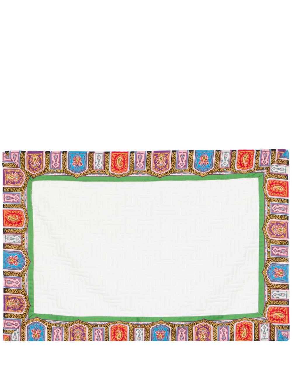 ETRO logo-flocked batch towel (87cm x 59cm) - White von ETRO