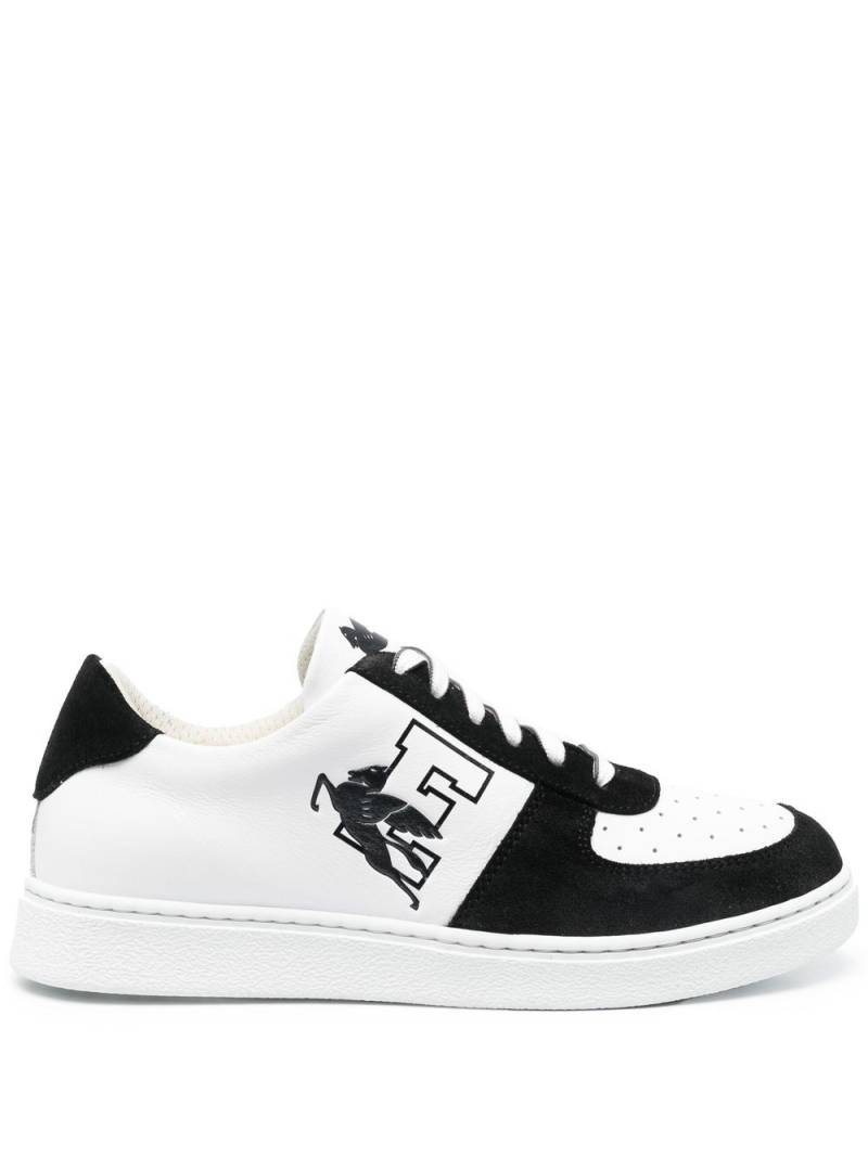 ETRO logo-print lace-up sneakers - Black von ETRO