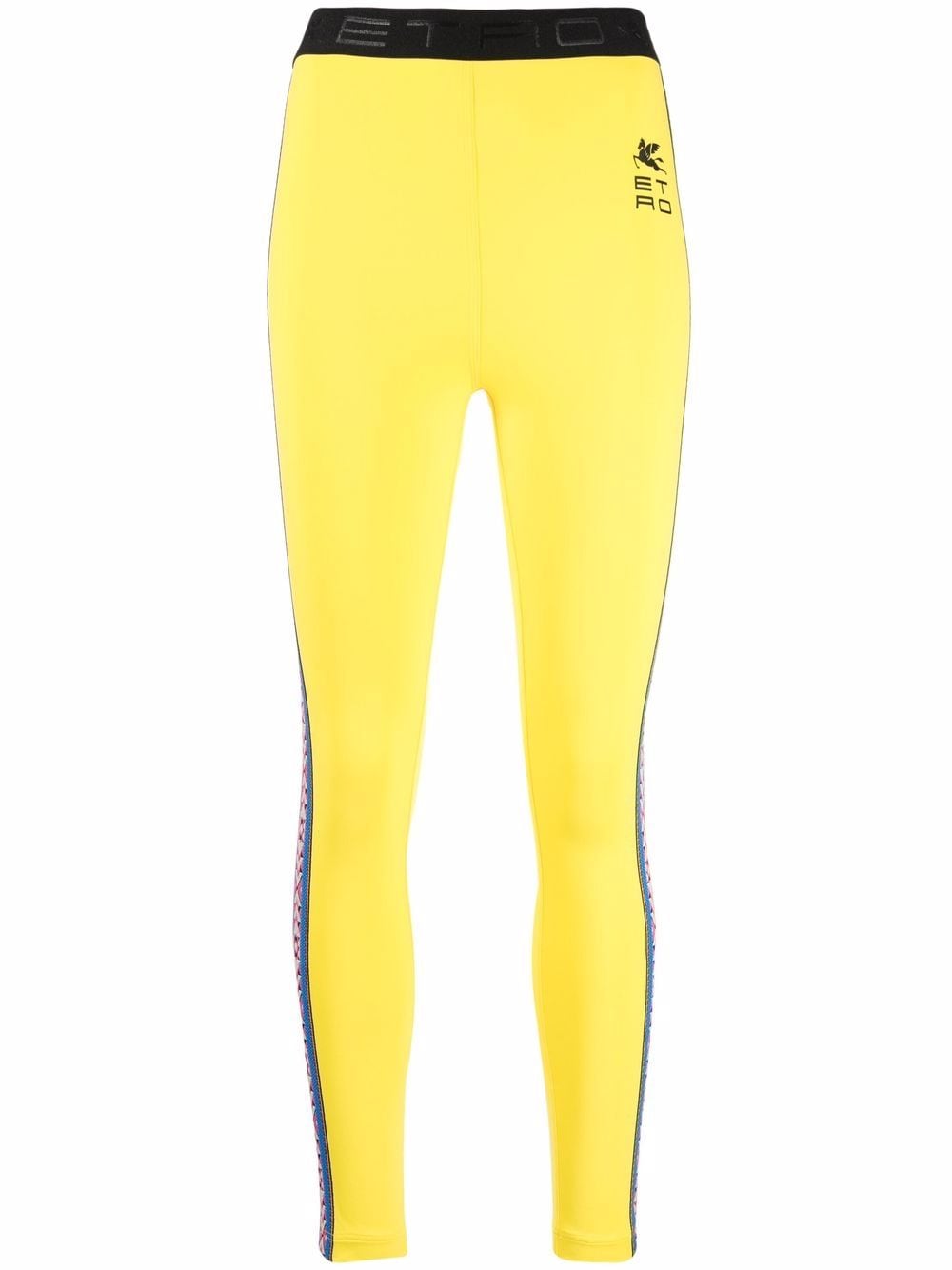ETRO logo-print leggings - Yellow von ETRO