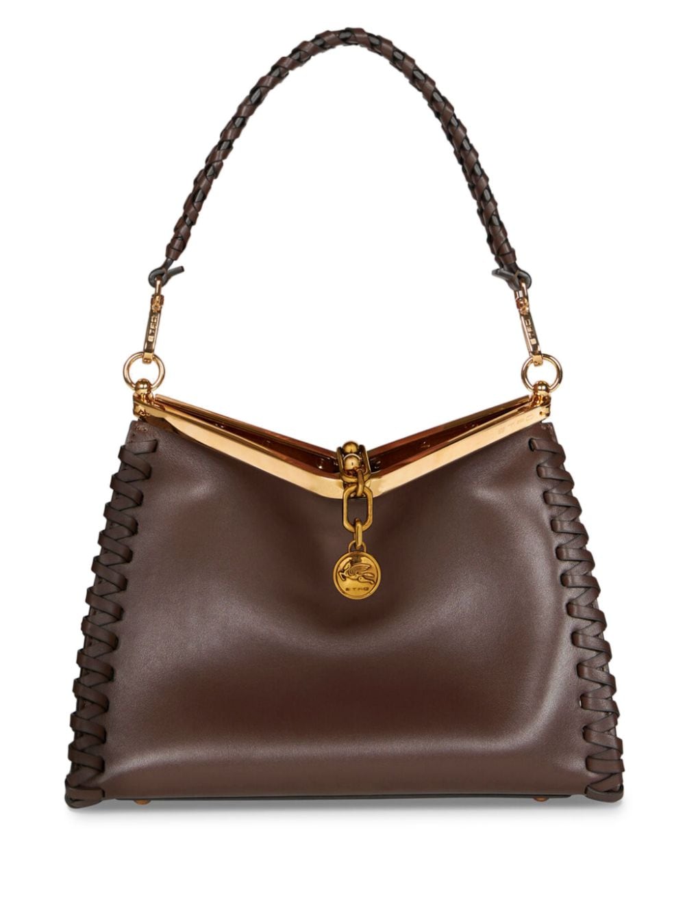 ETRO medium Vela leather shoulder bag - Brown von ETRO