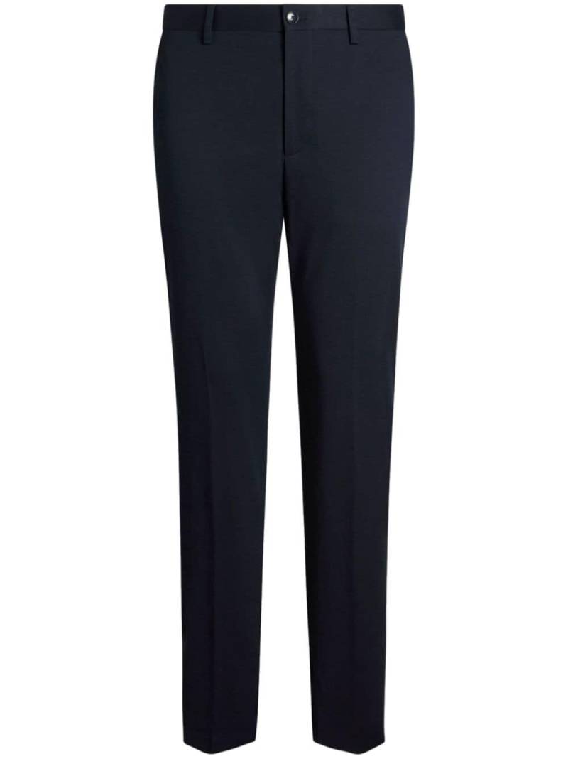 ETRO mid-rise slim-cut trousers - Blue von ETRO