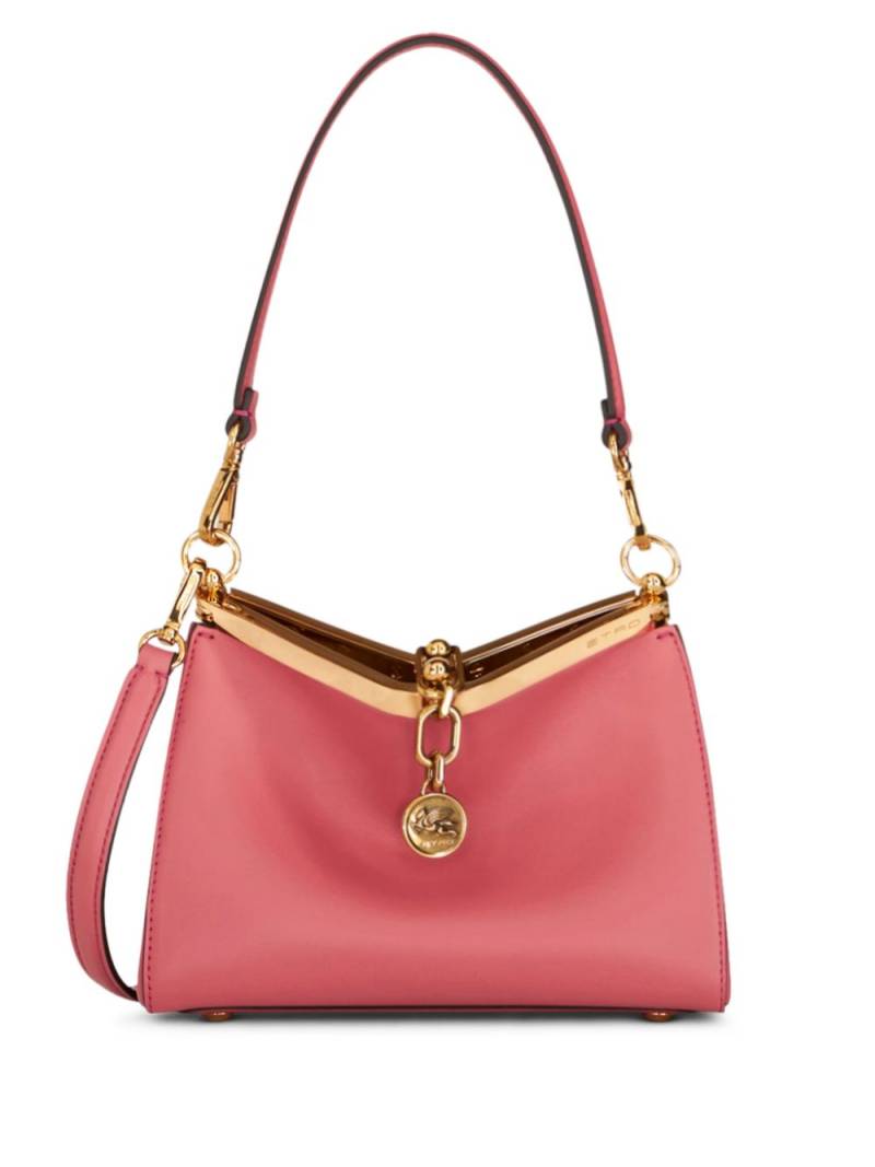 ETRO mini Vela leather shoulder bag - Pink von ETRO