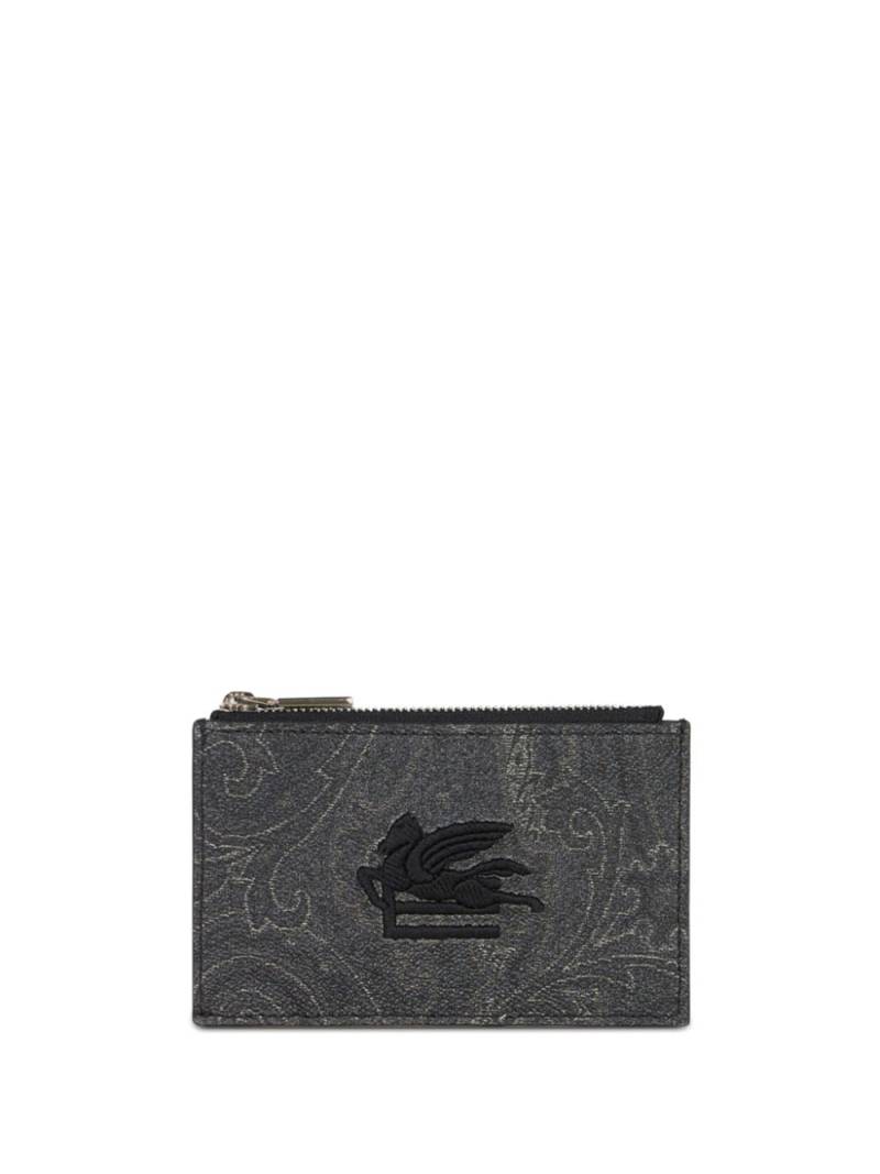 ETRO paisley coin-pocket wallet - Grey von ETRO