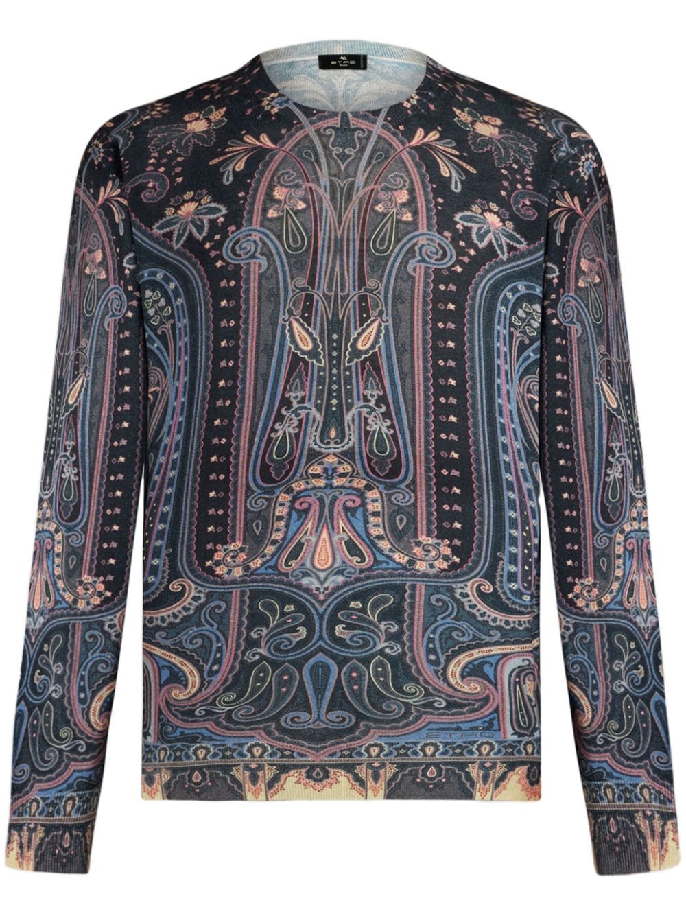 ETRO paisley intarsia-knit jumper - Black von ETRO