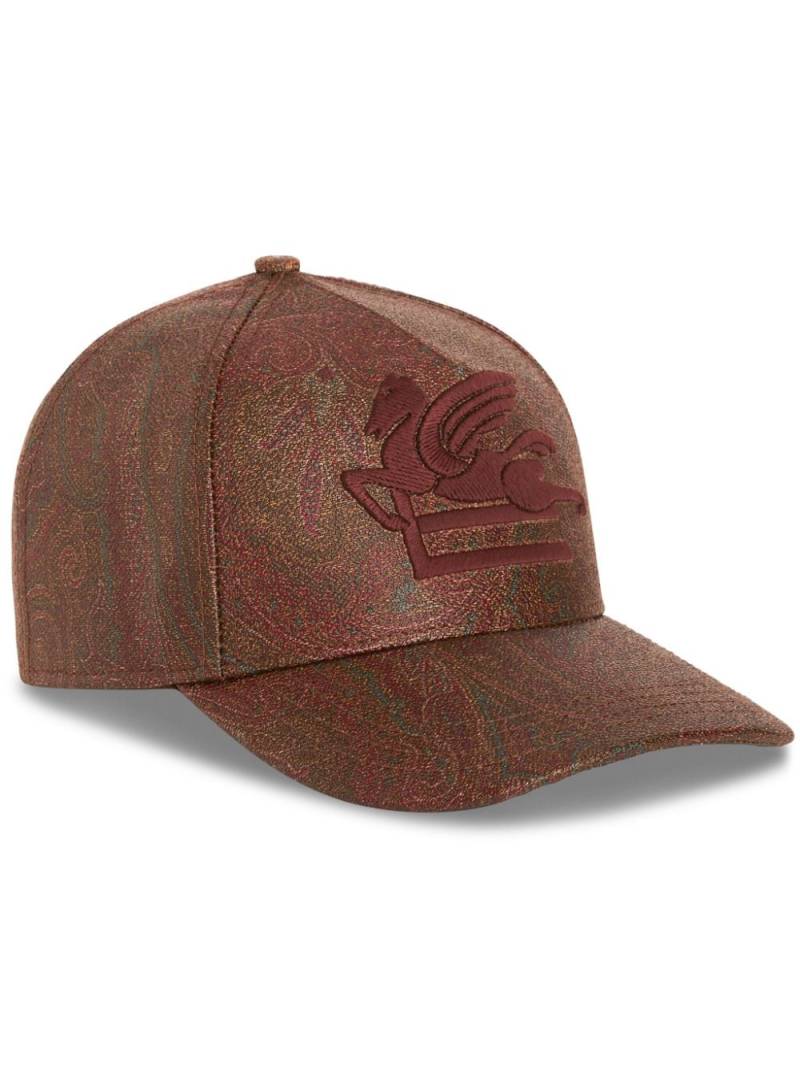 ETRO paisley-jacquard baseball cap - Red von ETRO