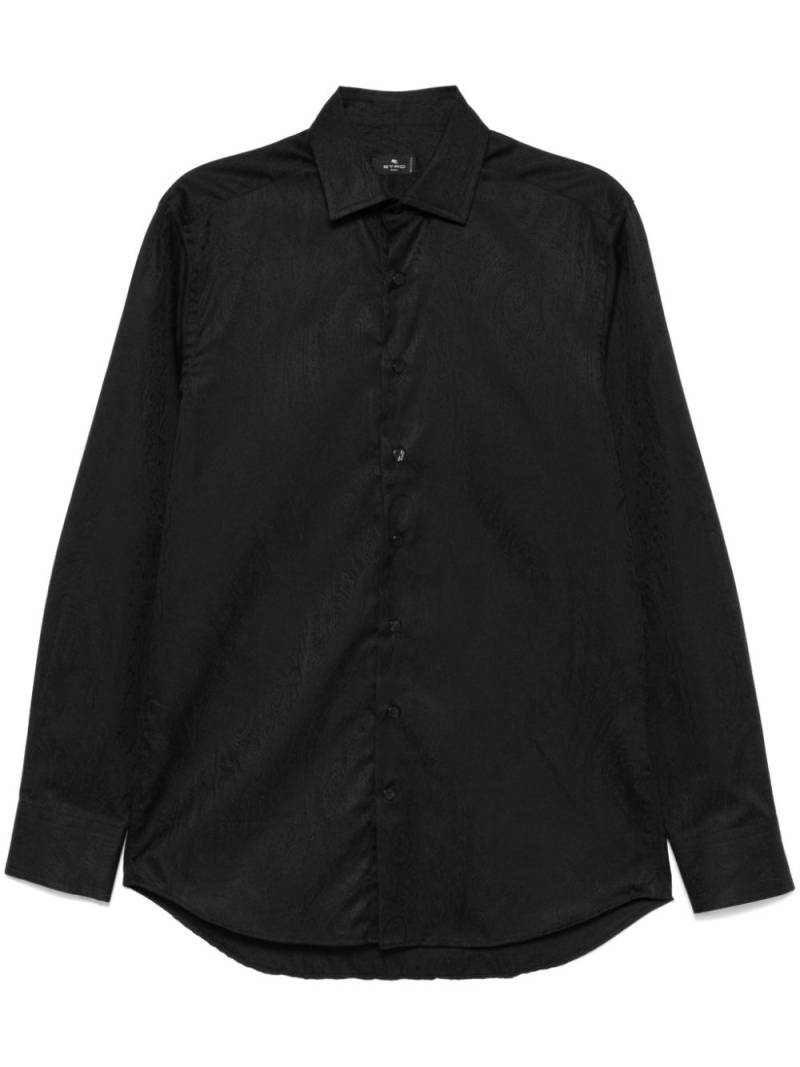 ETRO paisley-jacquard shirt - Black von ETRO