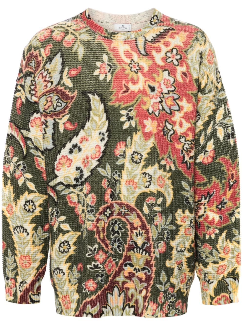 ETRO paisley-jacquard sweater - Multicolour von ETRO