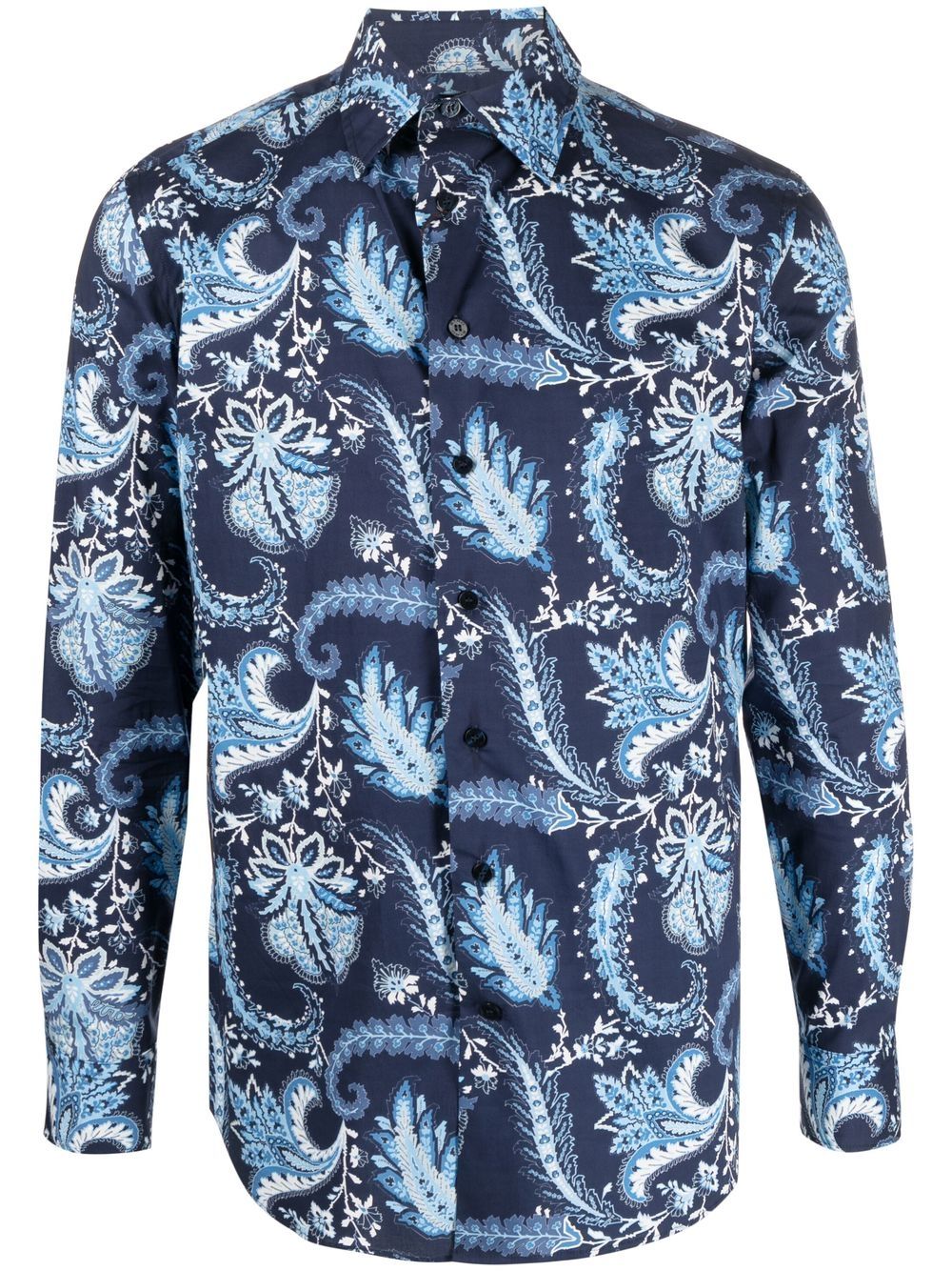 ETRO paisley-print button-up shirt - Blue von ETRO