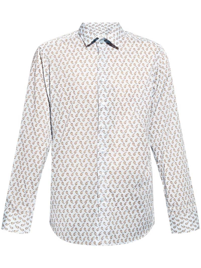 ETRO paisley-print cotton shirt - Blue von ETRO