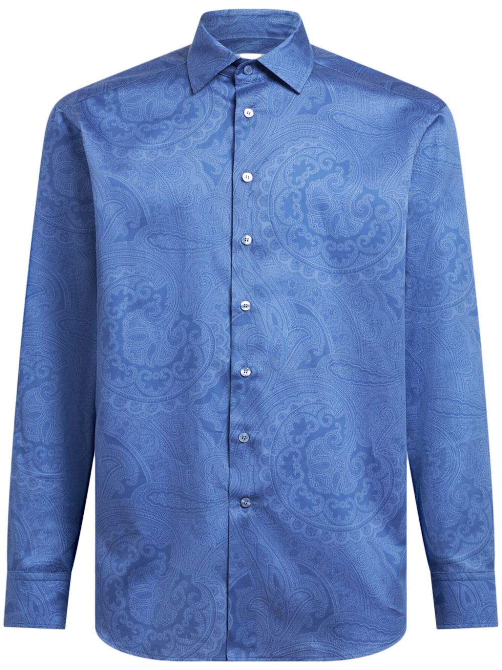 ETRO paisley-print cotton shirt - Blue von ETRO