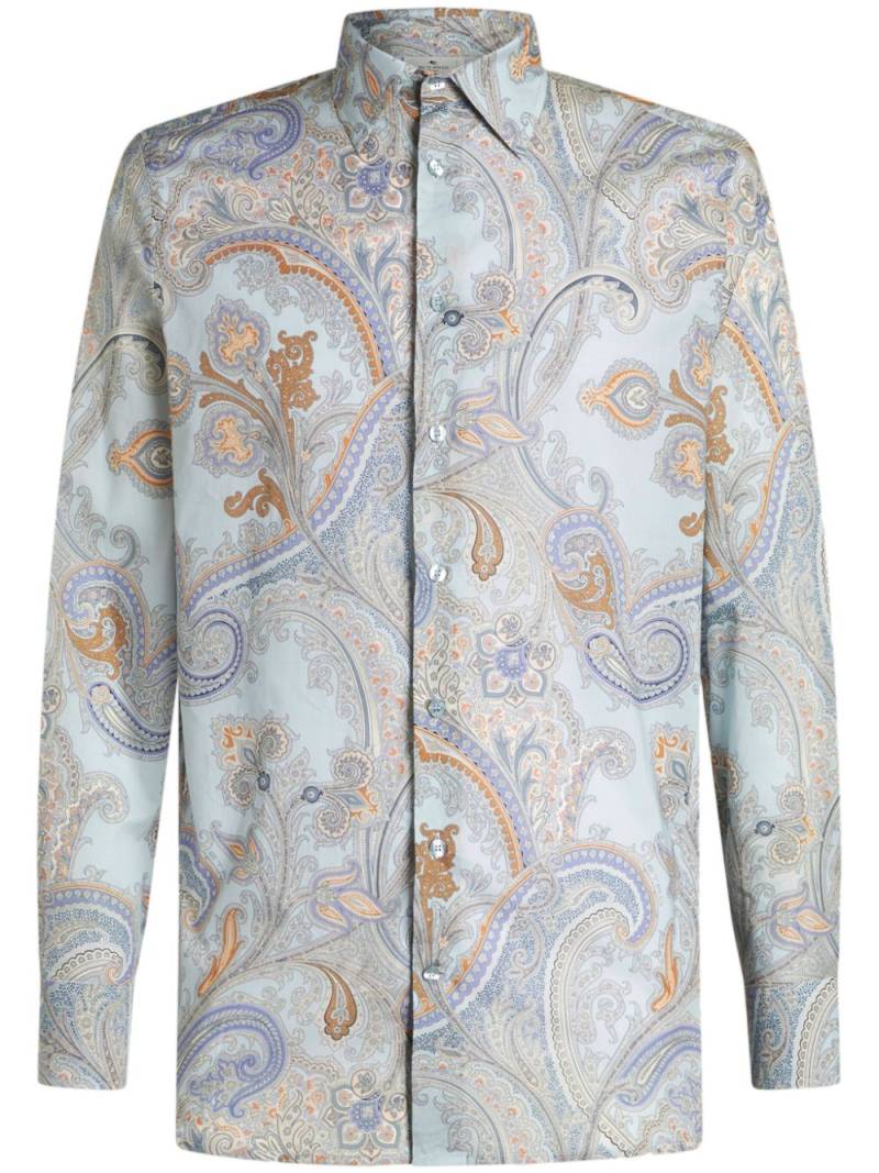 ETRO paisley-print cotton shirt - Neutrals von ETRO