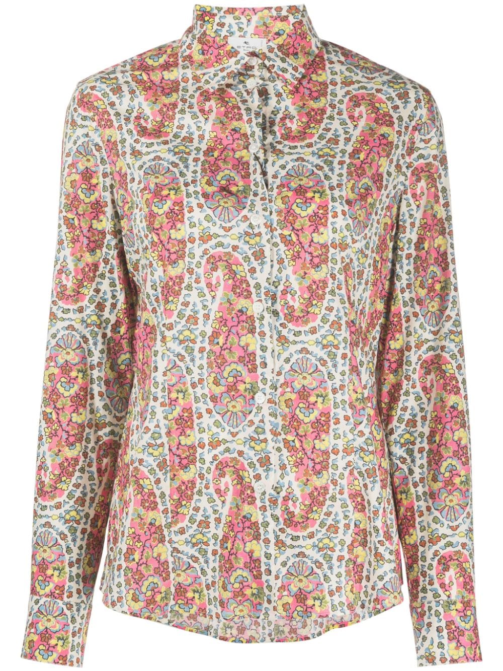 ETRO paisley-print cotton shirt - Pink von ETRO