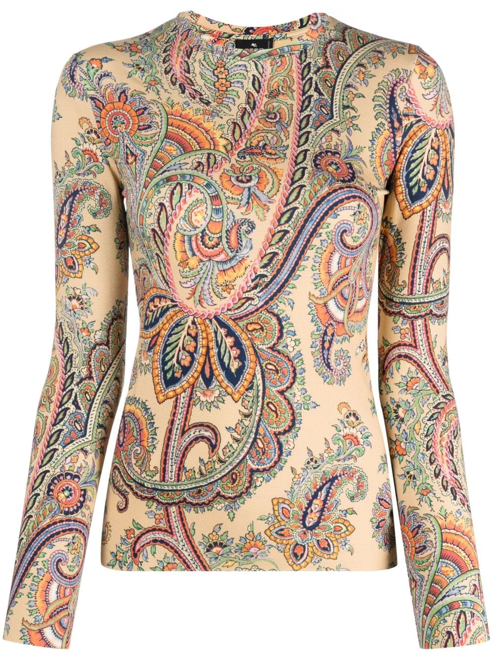 ETRO paisley-print crew-neck T-shirt - Neutrals von ETRO