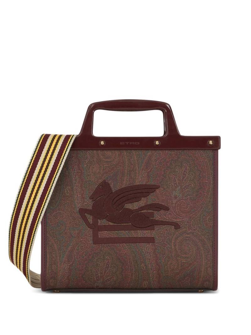 ETRO paisley-print embroidered tote von ETRO