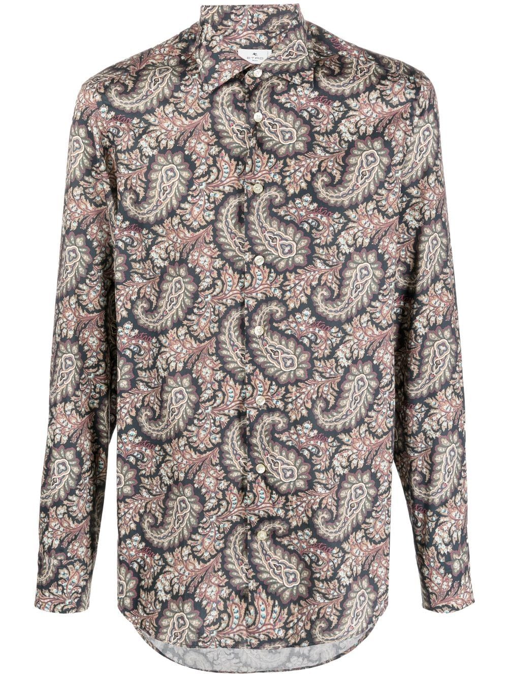 ETRO paisley-print long-sleeve shirt - Blue von ETRO