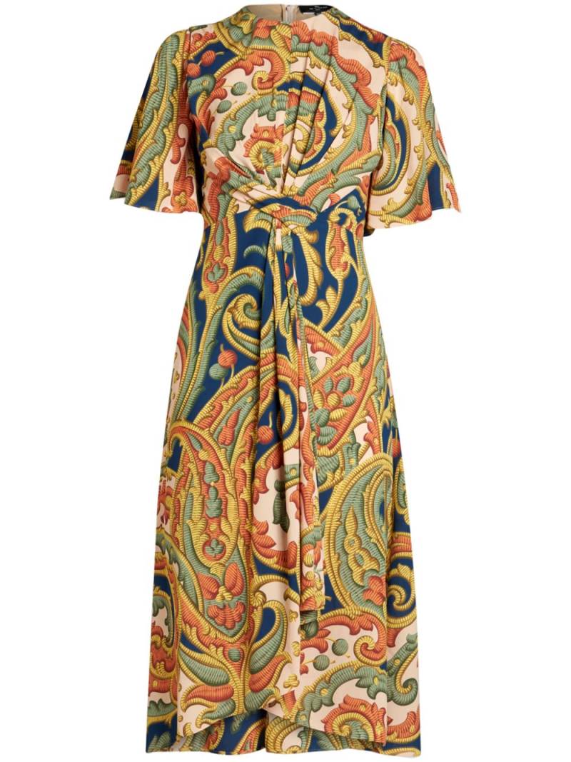 ETRO paisley-print midi dress - Neutrals von ETRO