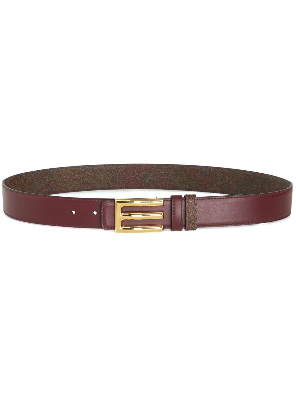 ETRO paisley-print reversible belt - Red von ETRO