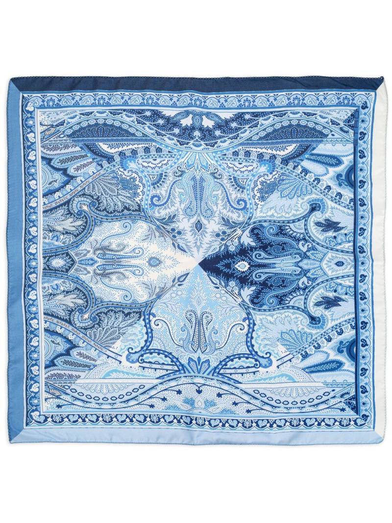 ETRO paisley-print scarf - Blue von ETRO