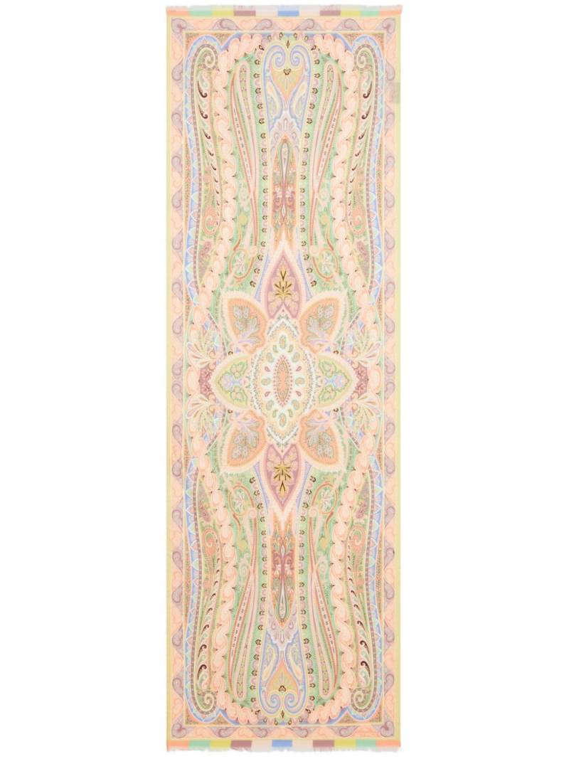 ETRO paisley-print scarf - Yellow von ETRO