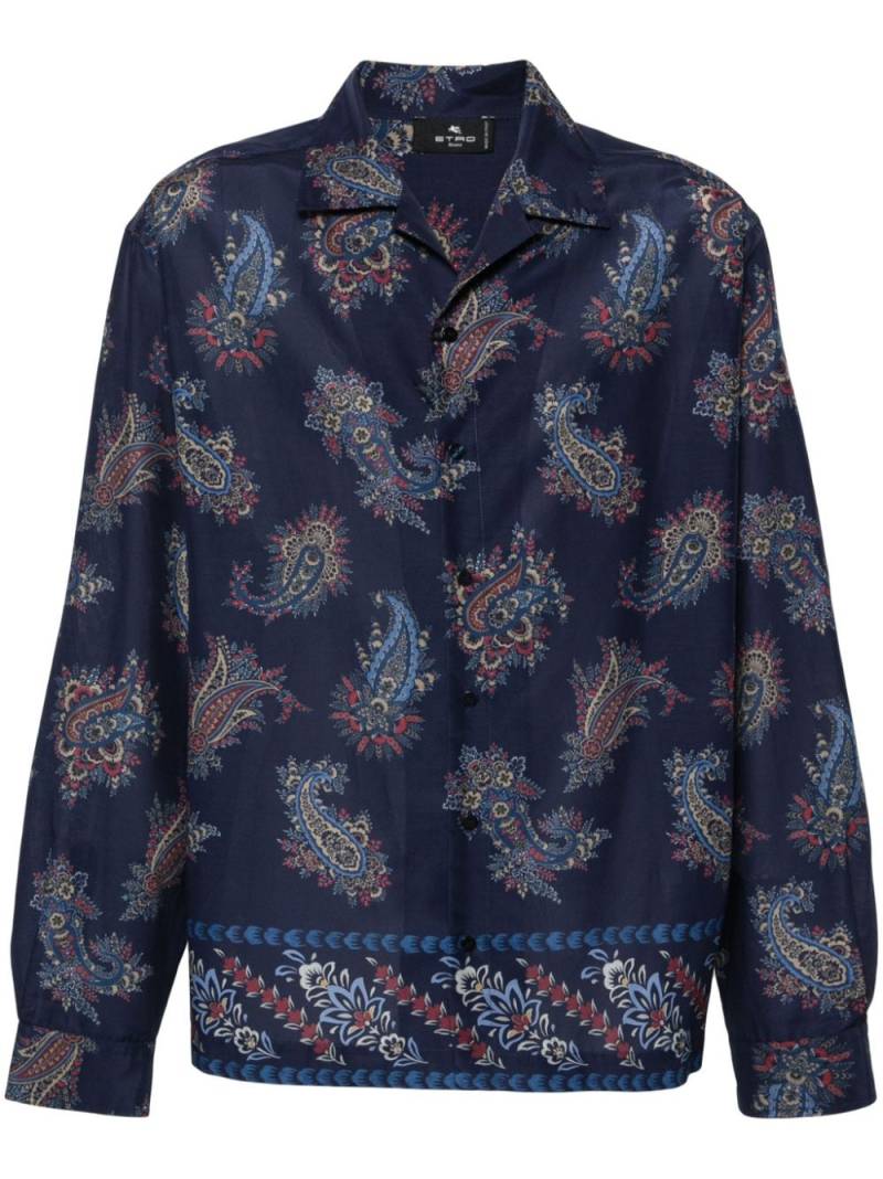 ETRO paisley-print shirt - Blue von ETRO