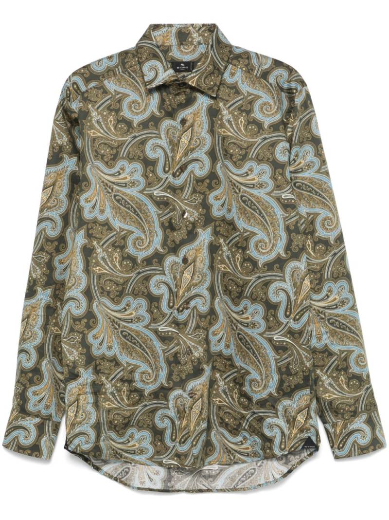 ETRO paisley-print shirt - Green von ETRO