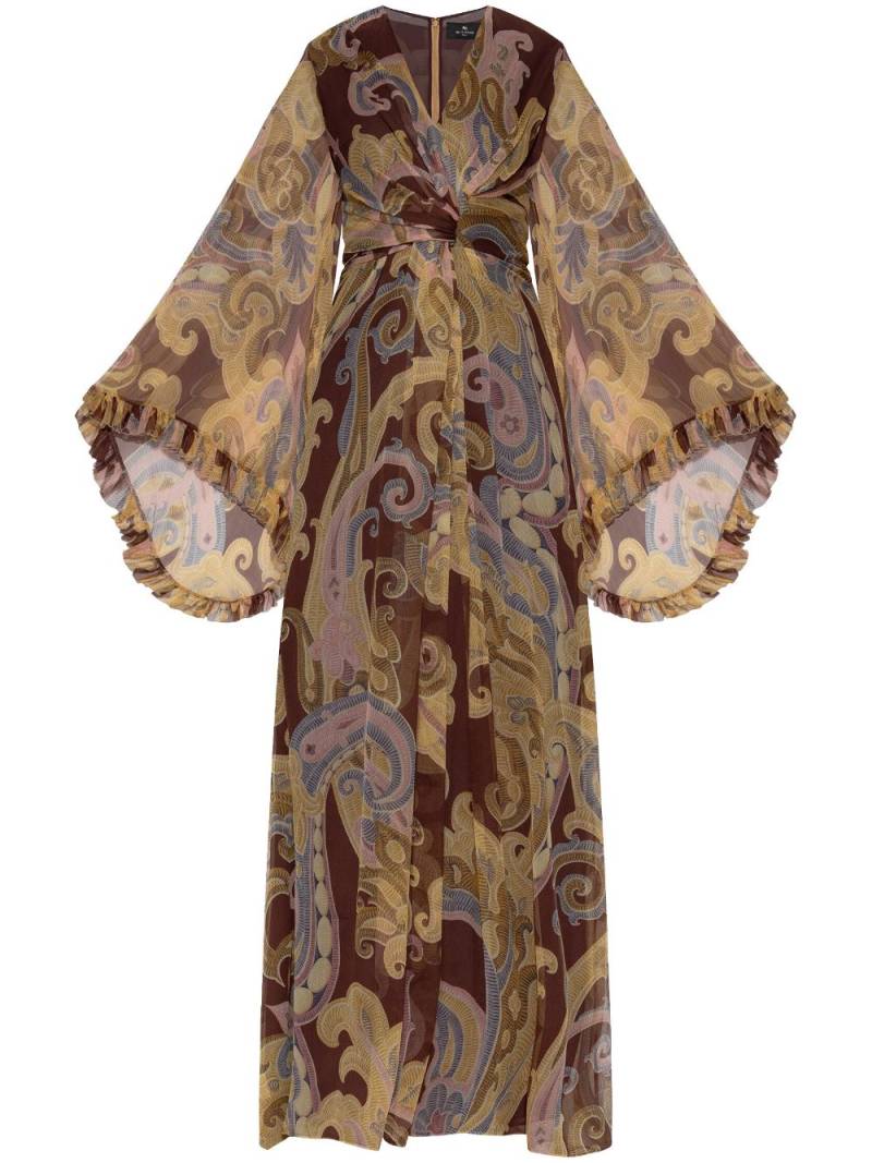 ETRO paisley-print silk maxi dress - X0826 von ETRO