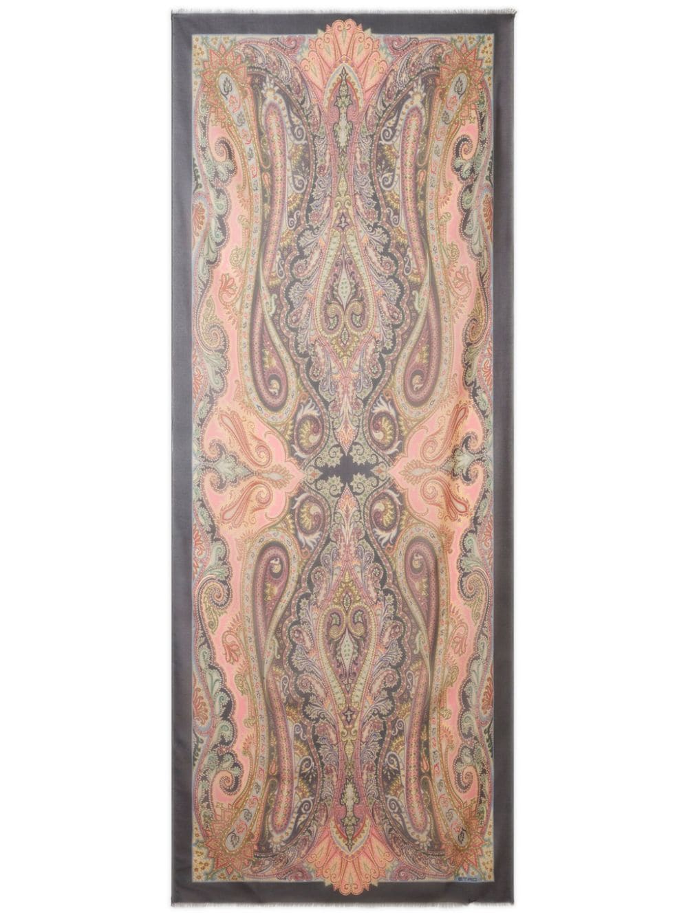 ETRO paisley-print silk scarf - Neutrals von ETRO