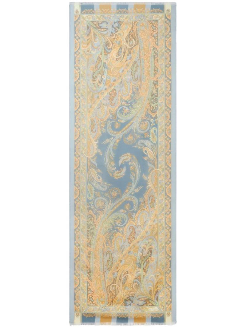 ETRO paisley-print silk scarf - Neutrals von ETRO