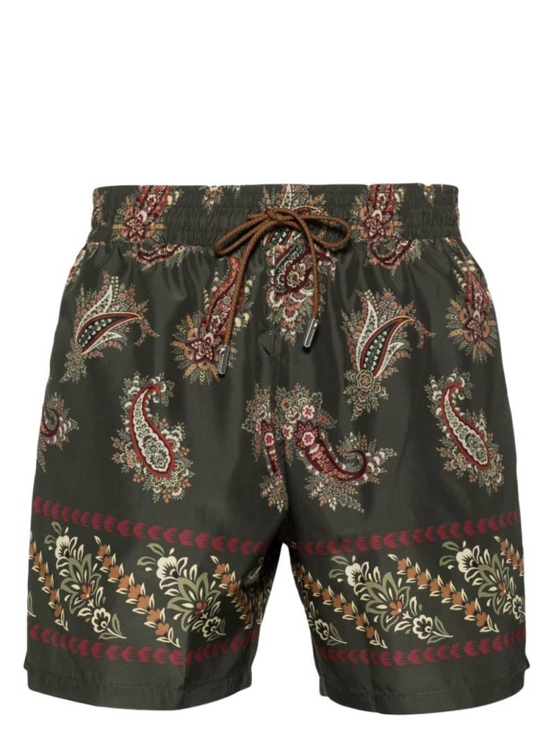 ETRO paisley-print swim shorts - Green von ETRO