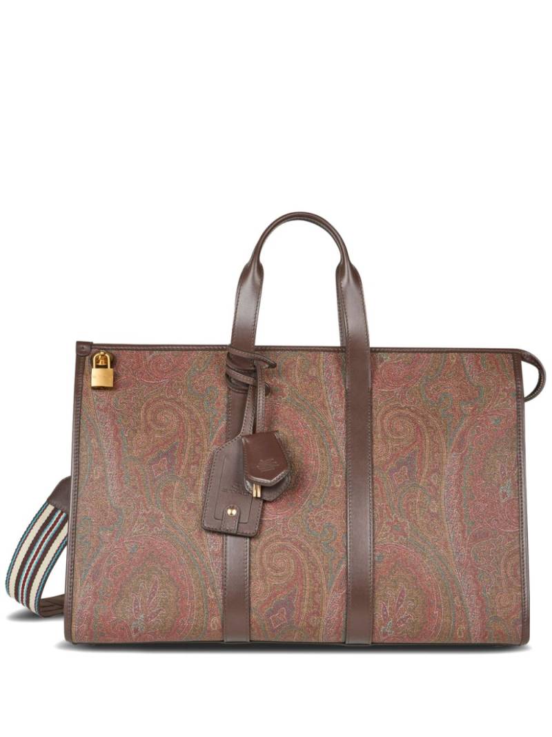 ETRO paisley-print travel bag - Brown von ETRO