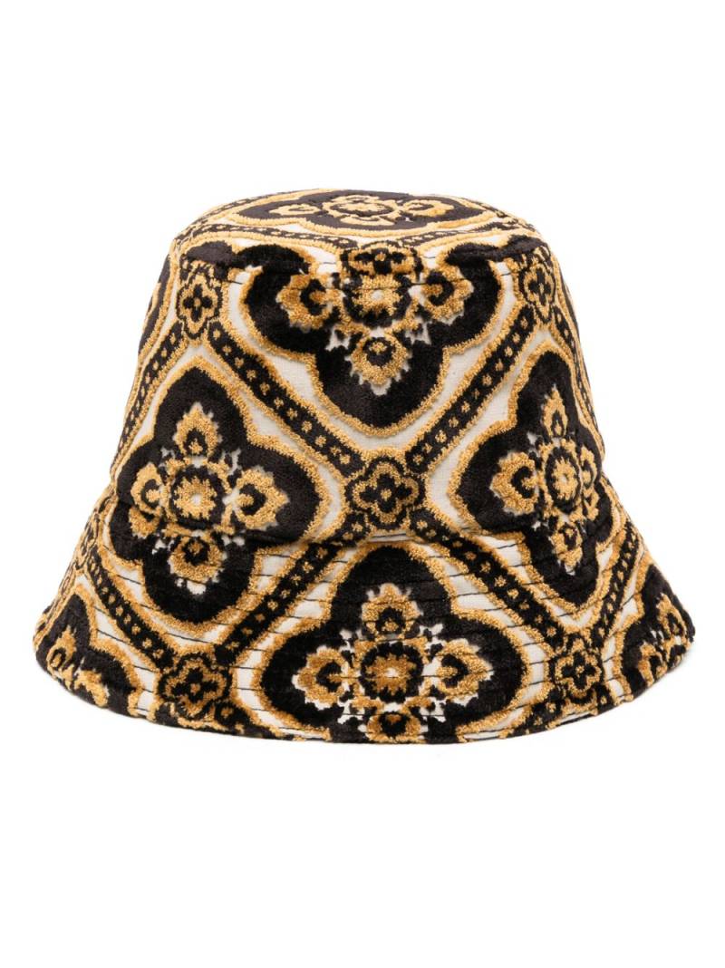 ETRO patterned-jacquard bucket hat - Black von ETRO